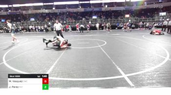 106 lbs Consi Of 4 - Matthew Vasquez, Crusader Wrestling Club vs Jason Perez, Florida National Team