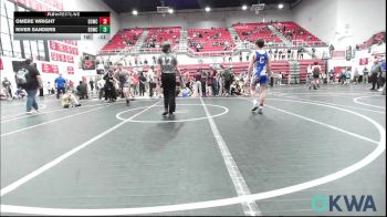 140-160 lbs 3rd Place - Zebulon Harrington, Choctaw Ironman vs Henry Hanzlicek, Harrah Little League Wrestling