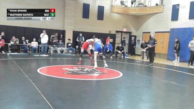 132 lbs Consolation - Ryan Spahiu, Hingham vs Matthew Batista, Worcester Tech