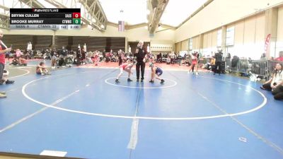 85 lbs Rr Rnd 2 - Brynn Cullen, Sassie Lassies FIWC vs Brooke Murray, CT Whale Orca