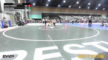 100 lbs Consi Of 4 - Marley Hemmer, Red Star Wrestling Academy vs Ariana Arias, Wright Wrestling Academy