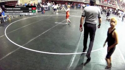 90 lbs Cons. Round 1 - Ricardo Gonzales, MED vs Rowan Stander, MWC Wrestling Academy