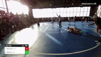 140-160 lbs Quarterfinal - Lain Monroe, Team Tulsa Wrestling Club vs Jalen Brown, Spartan Wrestling Fort Smith