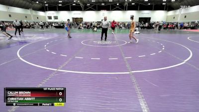 126B 1st Place Match - Christian Abbitt, Little Axe vs Calum Brown, Lafayette (Wildwood)