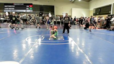 81 lbs Rr Rnd 3 - Matthew Bly, CTWHALE Orca - MSE vs Liam Reeves, ICWL Bruisers Club - MSE