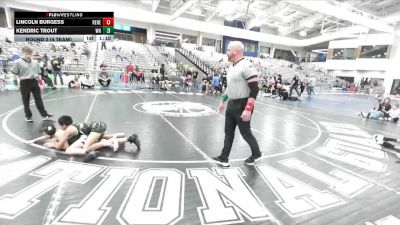 84 lbs Round 2 (4 Team) - Lincoln Burgess, Santas Misfits vs Kendric Trout, Western Nebraska