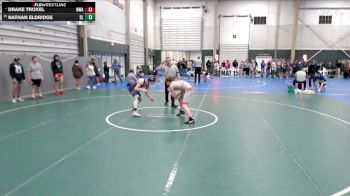 150 lbs Quarterfinal - Drake Troxel, Nebraska Wrestling Academy vs Nathan Eldridge, Silver Lake