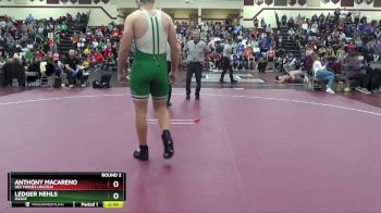 215 lbs Round 2 - Ledger Nehls, Osage vs Anthony Macareno, Des Moines Lincoln