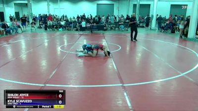 102 lbs Round 3 (8 Team) - Shiloh Joyce, New Jersey vs Kyle Scavuzzo, Ohio Grey