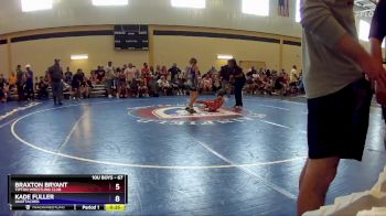 67 lbs Cons. Round 2 - Braxton Bryant, Tipton Wrestling Club vs Kade Fuller, Unattached