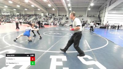 106 lbs Round Of 256 - Tommy Gretz, PA vs Brice Rasberry, GA