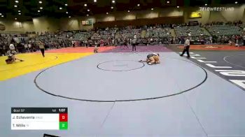 175 lbs Quarterfinal - Julieta Echeverria, Wasco Wrestling vs Tru Willis, Team Aggression