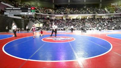 105 lbs Quarterfinal - Ashley Morales, Gainesville vs Kori Holsomback, Central (Carroll)