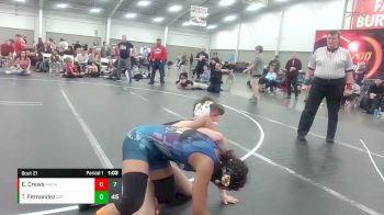 120 lbs Round 5 (10 Team) - Taina Fernandez, Diamond Fish vs Elliott Crews, Machine Shed