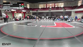 120 lbs 3rd Place - Olivia Hamilton, Berryhill High School vs Harper Dry, Jay HS