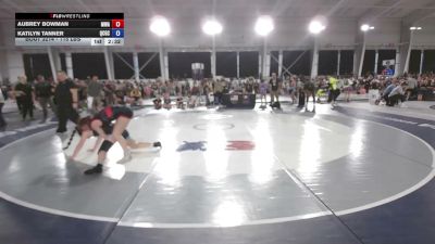115 lbs Champ. Rd Of 16 - Aubrey Bowman, Michigan Wrestling Academy vs Katilyn Tanner, Queen City Grappling Club