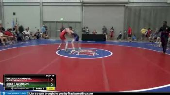 100 lbs Placement Matches (8 Team) - Maddox Campbell, North Dakota Blue vs Brett Swenson, Minnesota Silver