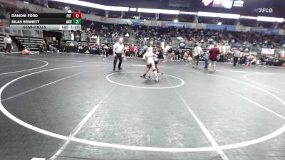 92 lbs Semifinal - Damoni Ford, PSF Wr Ac vs Silas Bennett, United Training Facility