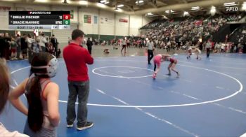 78-86 lbs Quarterfinal - Gracie Mahnke, West Point Wrestling Club vs Emillie Fischer, Team Garcia