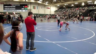 78-86 lbs Quarterfinal - Gracie Mahnke, West Point Wrestling Club vs Emillie Fischer, Team Garcia