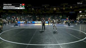 125 lbs Quarterfinal - Stevo Poulin, Northern Colorado vs Tristan Daugherty, North Dakota State