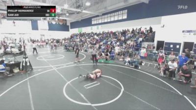 132 lbs Champ. Round 3 - Phillip Hernandez, Dark Horse vs Sam Aid, Reign Wrestling Club