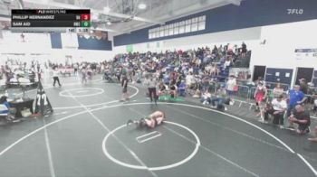 132 lbs Champ. Round 3 - Phillip Hernandez, Dark Horse vs Sam Aid, Reign Wrestling Club