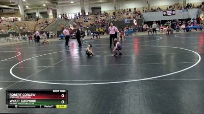 50 lbs Cons. Round 2 - Wyatt Sizemore, Vikings Wrestling Club vs Robert Corlew, Wildcats Wrestling