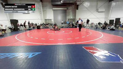 120 lbs Final - Joseph Mayer, Morris Fitness Black MS vs Immanuel Vanderpool, RWA Black MS