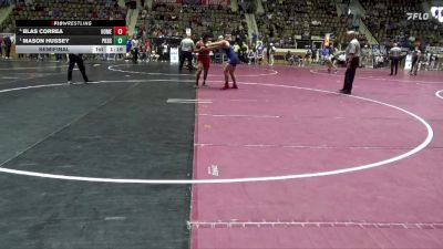 6A 175 lbs Semifinal - Mason Hussey, Pike Road School vs Blas Correa, Homewood Hs