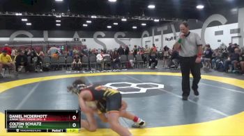 95 lbs Placement Matches (8 Team) - Daniel McDermott, Junior Terps Xtreme (MY) vs Colton Schultz, Short Time