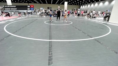 67 lbs Cons. Semis - Kyler Naifeh, Raw vs Omere Wright, D3 Wrestling Club