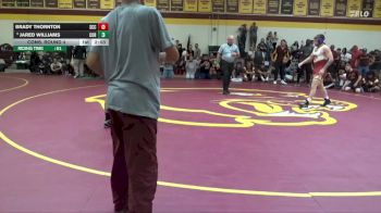 165 lbs Cons. Round 4 - Jared Williams, College Of The Redwoods vs Brady Thornton, Sacramento City College