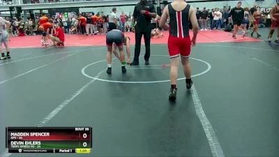 115 lbs Round 8 (10 Team) - Devin Ehlers, Terps Xpress MS vs Madden Spencer, GPS