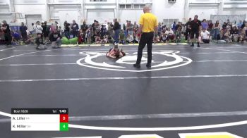 65-B Mats 1-5 8:00am lbs Quarterfinal - Alexander Liller, PA vs Kayden Miller, OH