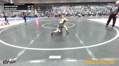60 lbs Consolation - Maisyn Malone, Bartlesville Wrestling Club vs Piper Gifford, Aniciete Training Club