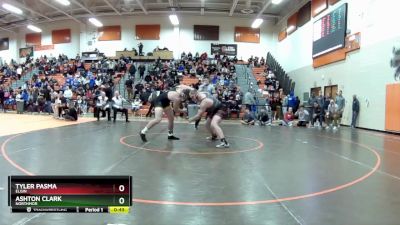 215 lbs Cons. Round 4 - Tyler Pasma, Elgin vs Ashton Clark, Northmor