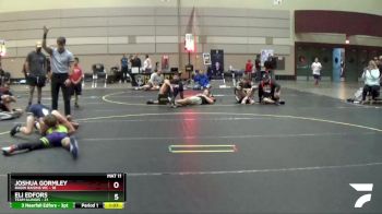 107 lbs Round 5 (6 Team) - Joshua Gormley, Ragin Raisins WC vs Eli Edfors, Team Illinois