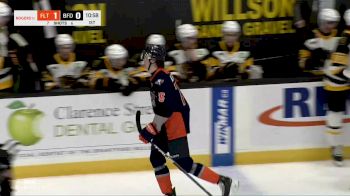 Nathan Aspinall Fires Laser Shot For Flint's First Goal Vs. Brantford