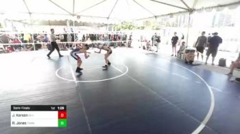 109 lbs Semifinal - Jack Karson, Silver Back WC vs Robert Jones, Poway Elite