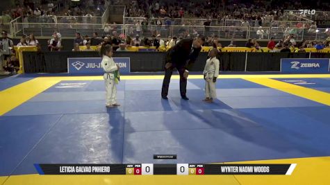 Wynter Naomi Woods vs Leticia Galvao PNHIERO 2025 Pan Kids Jiu-Jitsu IBJJF Championship