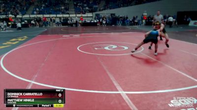 4A-160 lbs Cons. Round 2 - Matthew Hinkle, Cascade vs Dominick Carratello, La Grande