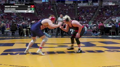 215 lbs Consi 2 - Brody Spindler, Pittston Area vs Kaleb Dumin, Boyertown