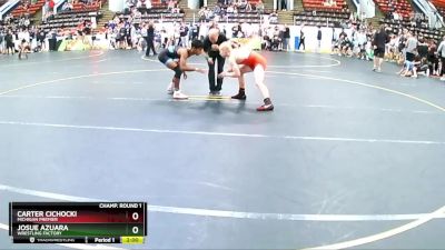 125 lbs Champ. Round 1 - Josue Azuara, Wrestling Factory vs Carter Cichocki, Michigan Premier