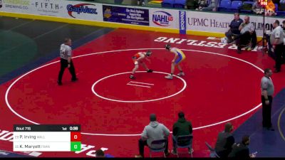 103 lbs Consi Of 32 #2 - Pj Irving, Wallenpaupack vs Keller Maryott, Franklin Regional