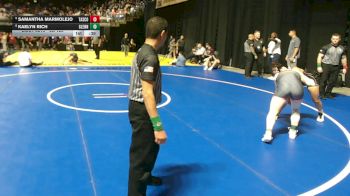 5A 125 lbs Cons. Round 3 - Samantha Marmolejo, Amarillo Tascosa vs Kaelyn Rich, Leander Glenn