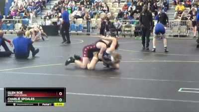 126 lbs 7th Place Match - Glen Roe, Boys` Latin School vs Charlie Spoales, Good Counsel