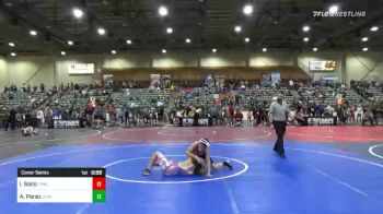 85 lbs Consolation - Isaid Solis, Fernley vs Adrian Perez, Junior Comet Wrestling