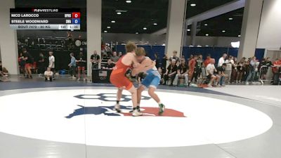 80 kg Cons. Rd Of 32 - Nico LaRocco, Desert Pines High School Wrestling vs Steele Woodward, Sanderson Wrestling Academy