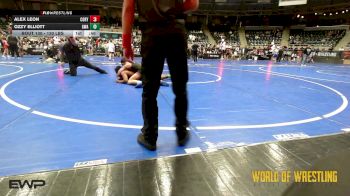 130 lbs Final - Alex Leon, Cory Clark Wrestling vs Ozzy Elliott, The Glasgow Wrestling Academy